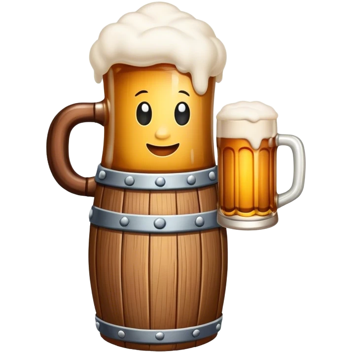 medieval woody foamy beer icon emoji