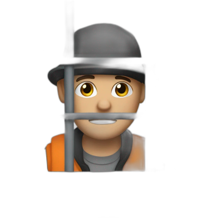 robber behind bars emoji