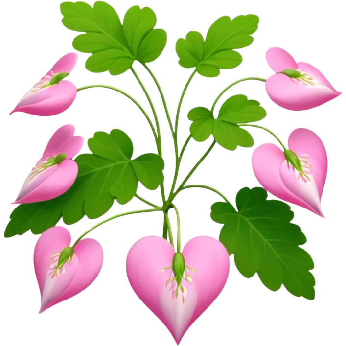 Dicentra spectabilis emoji
