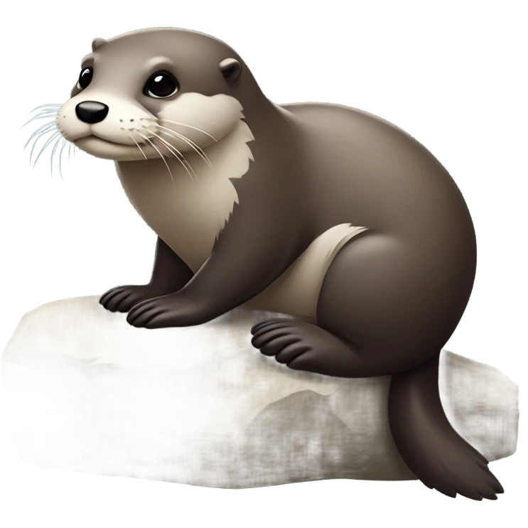 Sad otter emoji