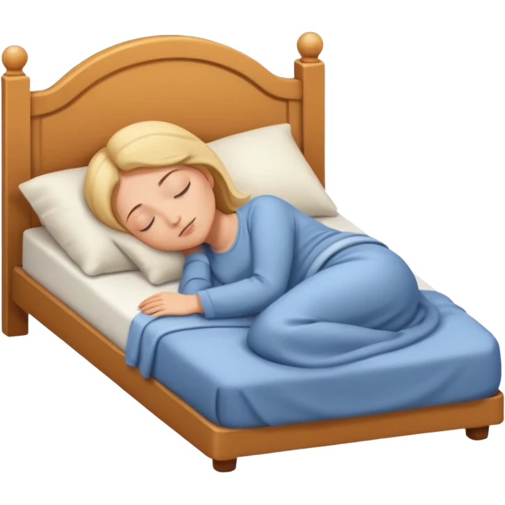 Sleep in bed emoji
