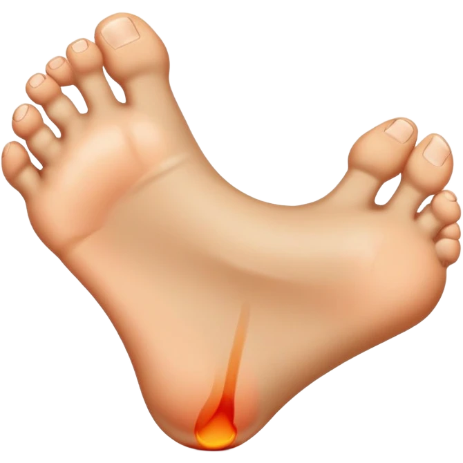 dedao do pe machucado emoji