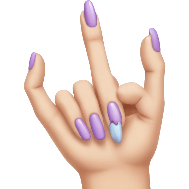 hand with pretty nails emoji