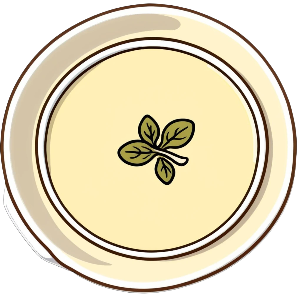 creamy alioli sauce in a small dish with garlic cloves nearby emoji