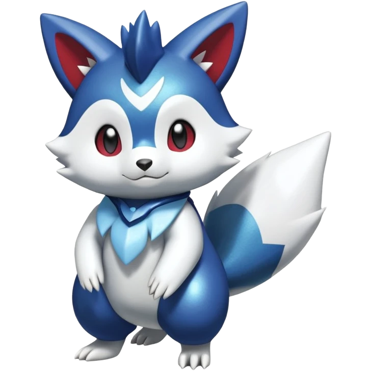 Shiny Furret-Oshawott-Meowstic-Zangoose-Hybrid (Full body) emoji