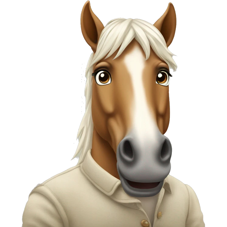 Horse giving a thumbs up ￼ emoji