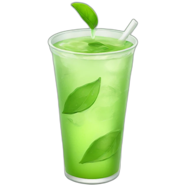 light green tea drink emoji