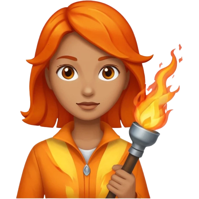 woman The torchbearer emoji