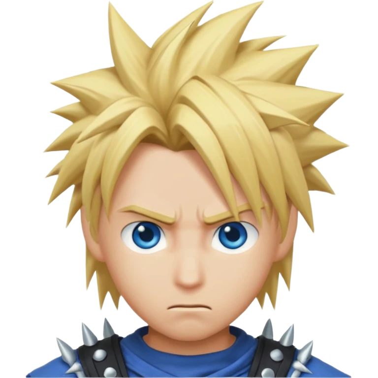 Cloud FF7 character emoji emoji