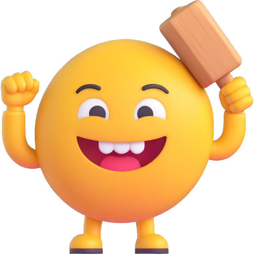 motivational emoji working hard, carrying a heavy object, grit teeth, showing effort emoji