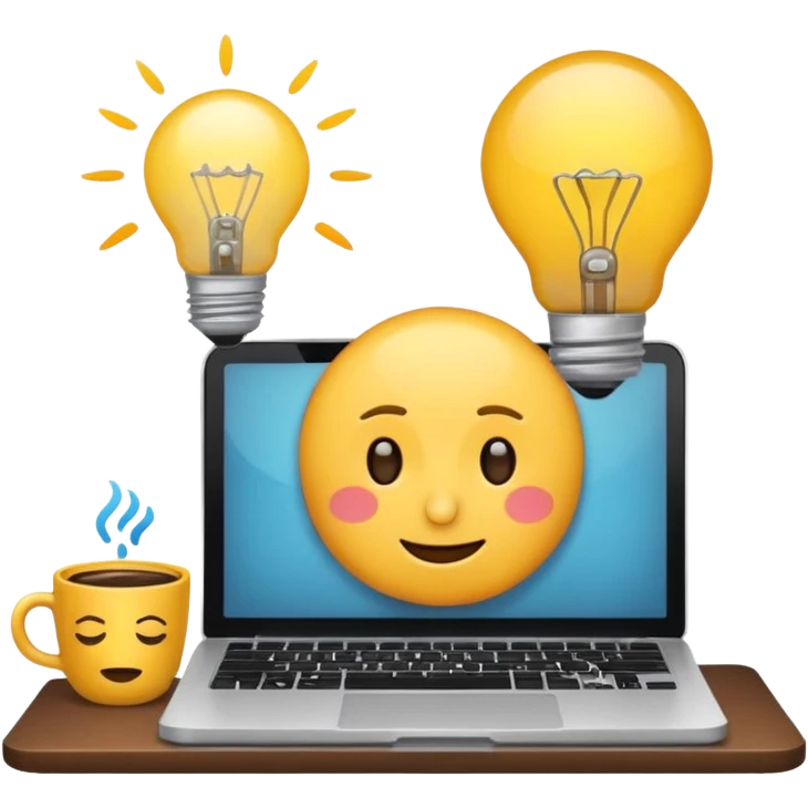 create a 5 emoji describing life of coder emoji