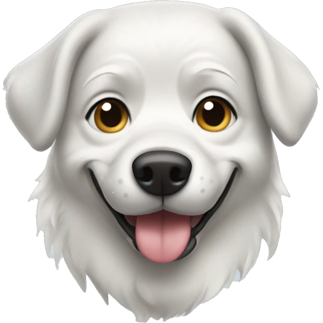 Dog like Snow White emoji