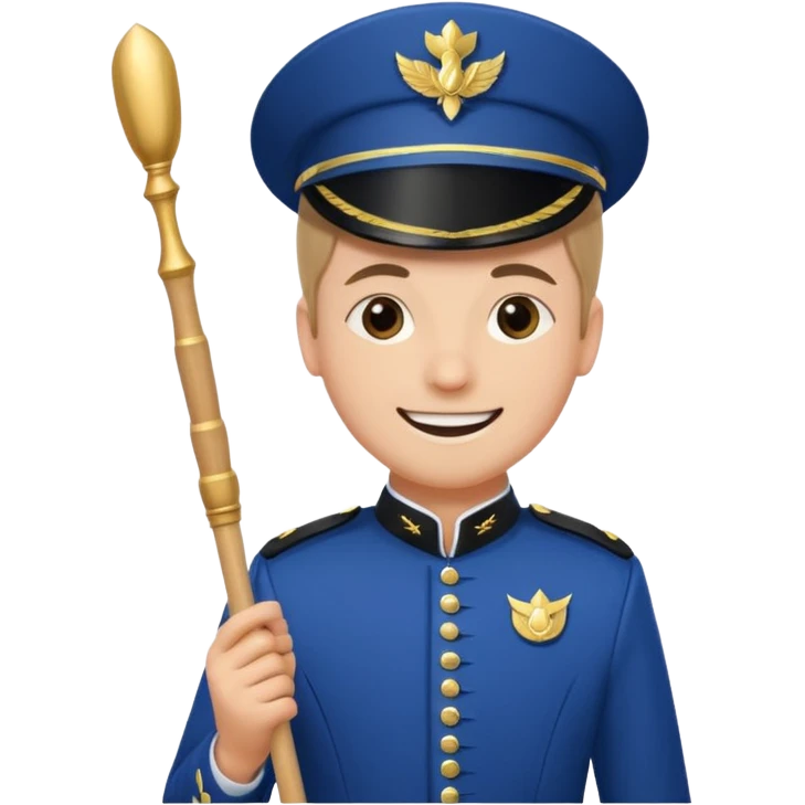 drum major emoji