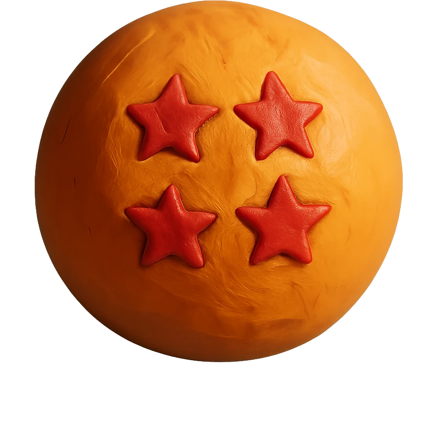 esfera del dragón de 4 estrellas emoji