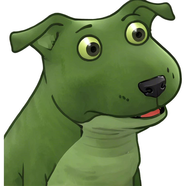 Gay dog emoji