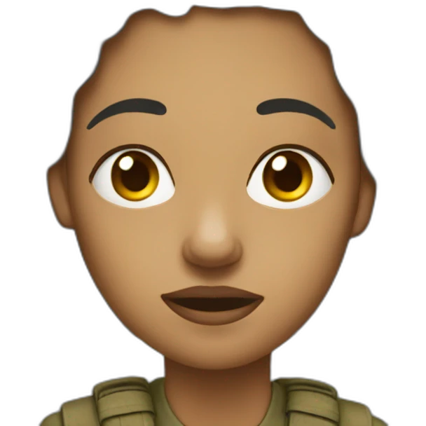 craying Woman going to war emoji