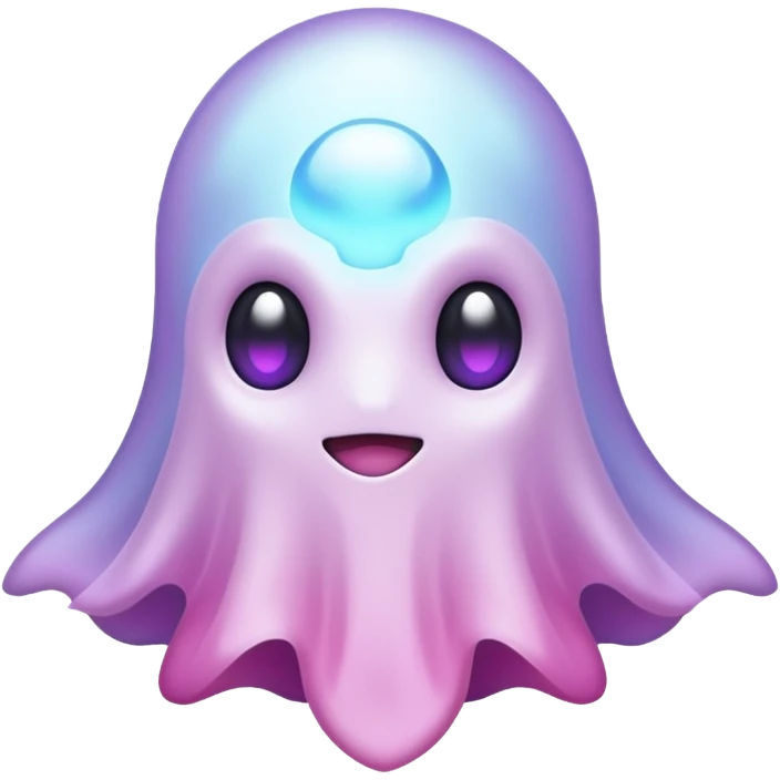 Pokemon legendary purple and pink type ghost emoji