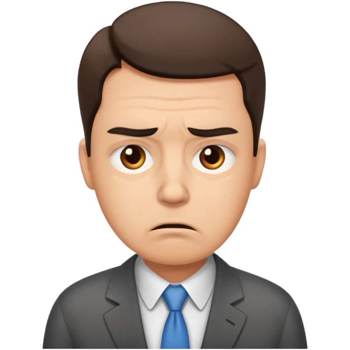 office worker in stress  emoji