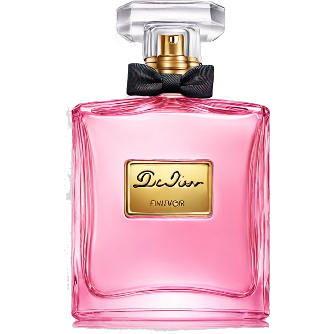 Dior perfume pink emoji