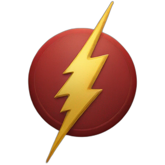 the flash logo emoji