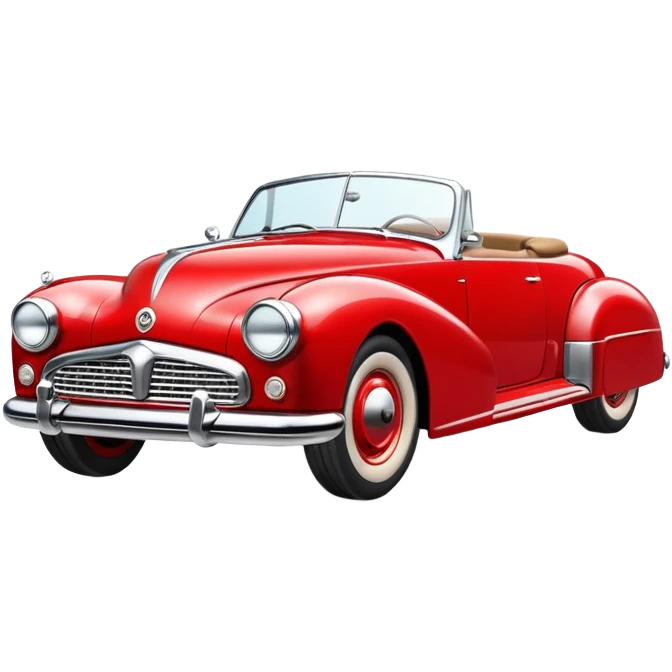 Vintage car emoji