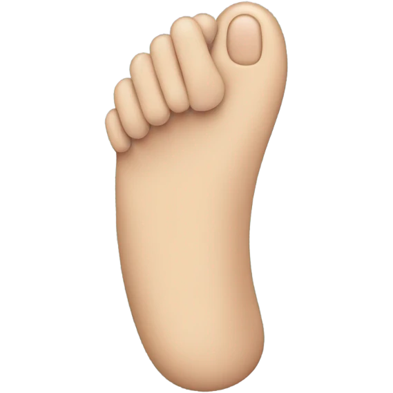 Hand wird slipper  emoji