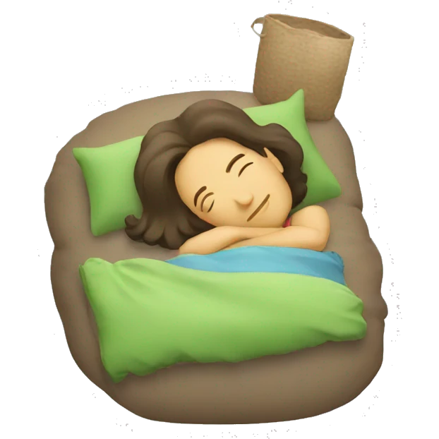 sleeping tourist  emoji