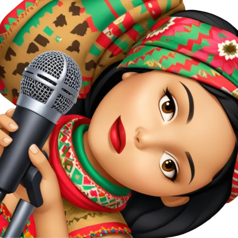 Colorful Singer emoji