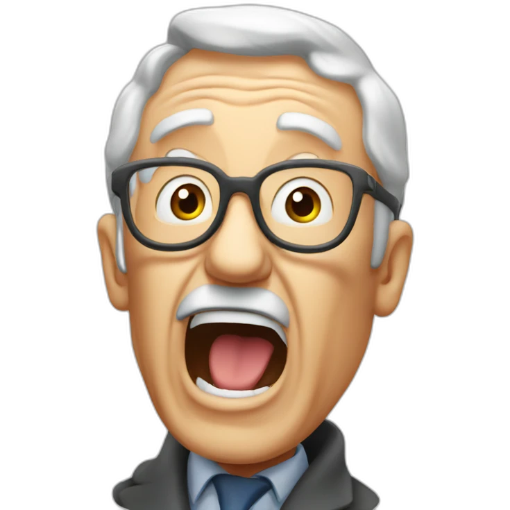 old man yell at the ACPR french regulator emoji