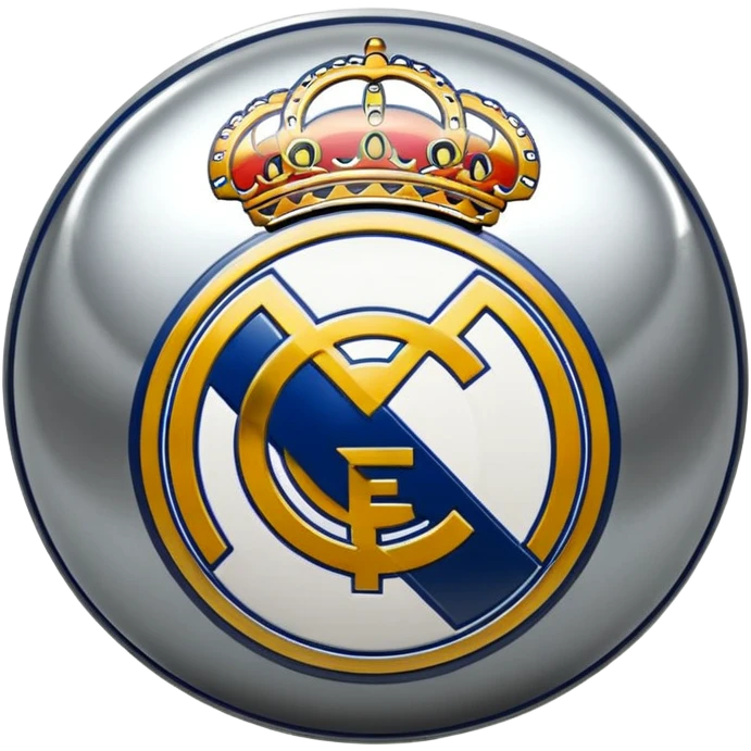 I want an emoji of real madrid logo of football and it should look realistic emoji