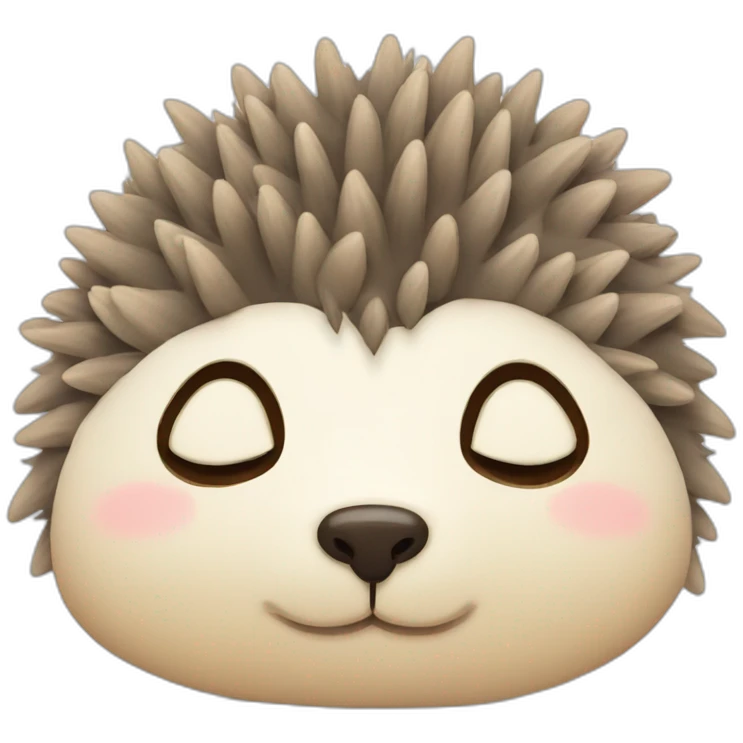cute-sleep-hedgehog emoji