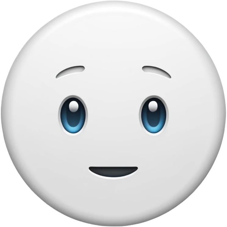 White circle emoji