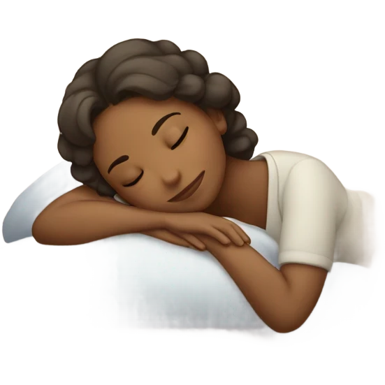 Girl sleeping  emoji