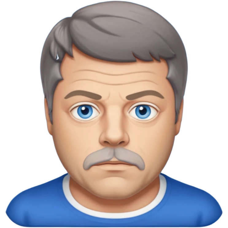Oliver Reed with blue eyes emoji