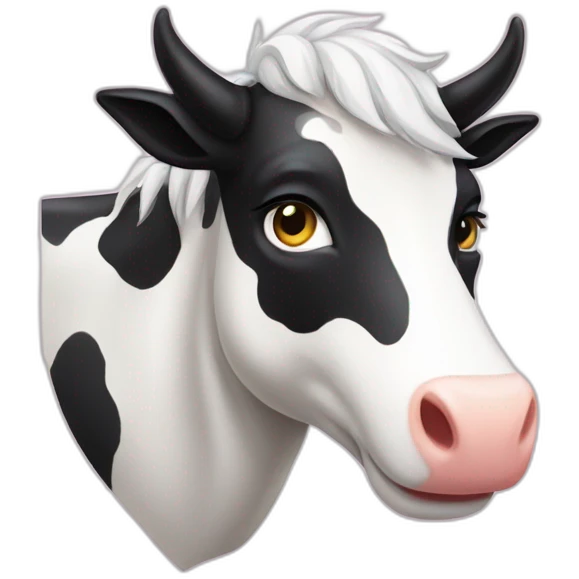 Vache licorne  emoji