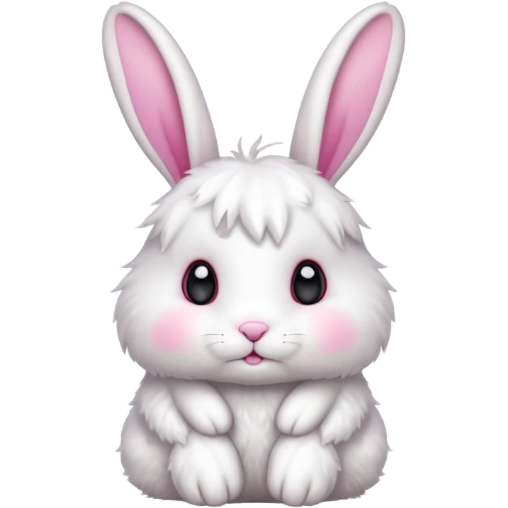 a cute white bunny




















 emoji