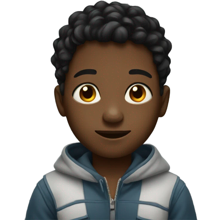 Young black boy emoji