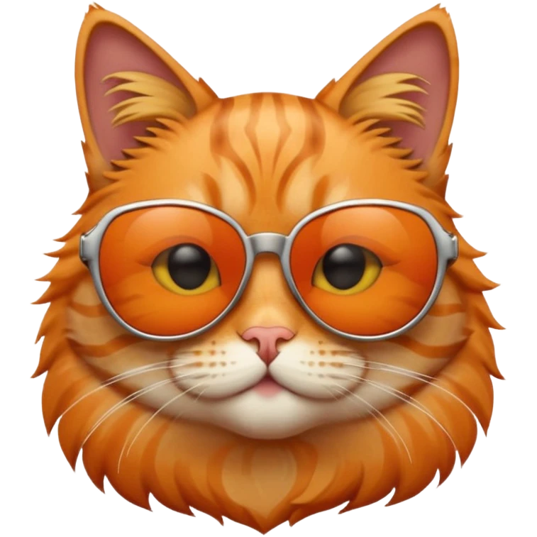Cat wearing sunglasses emoji