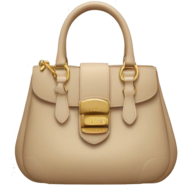 Beige Prada Handbag emoji