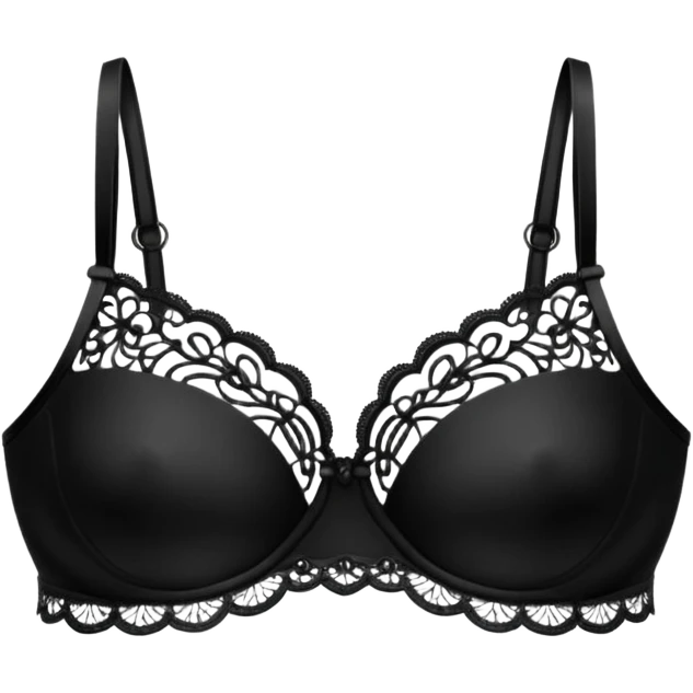 Black bra emoji