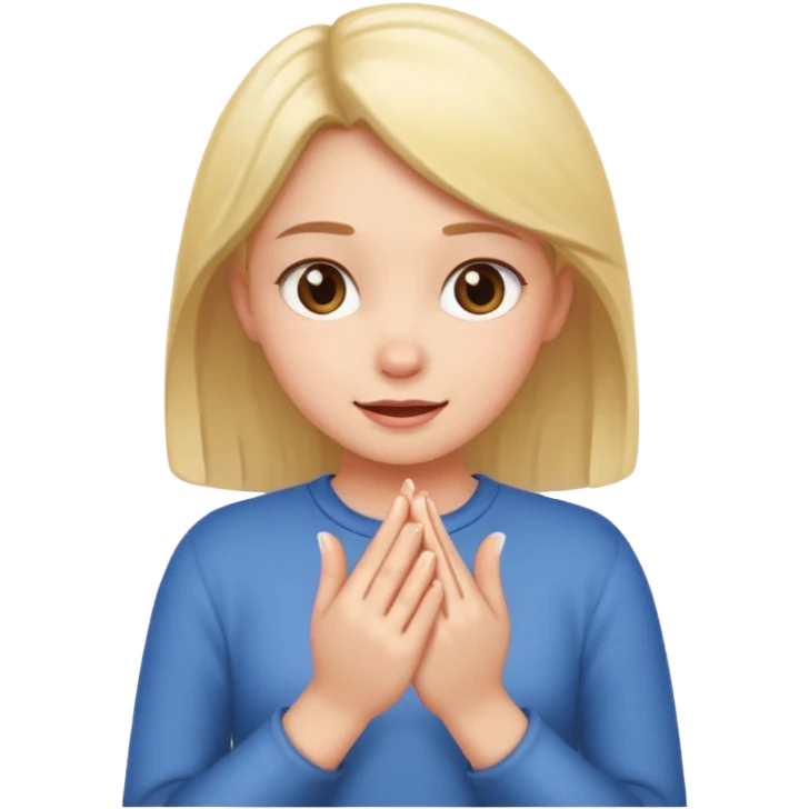 devious planning girl with hands rubbing together  emoji