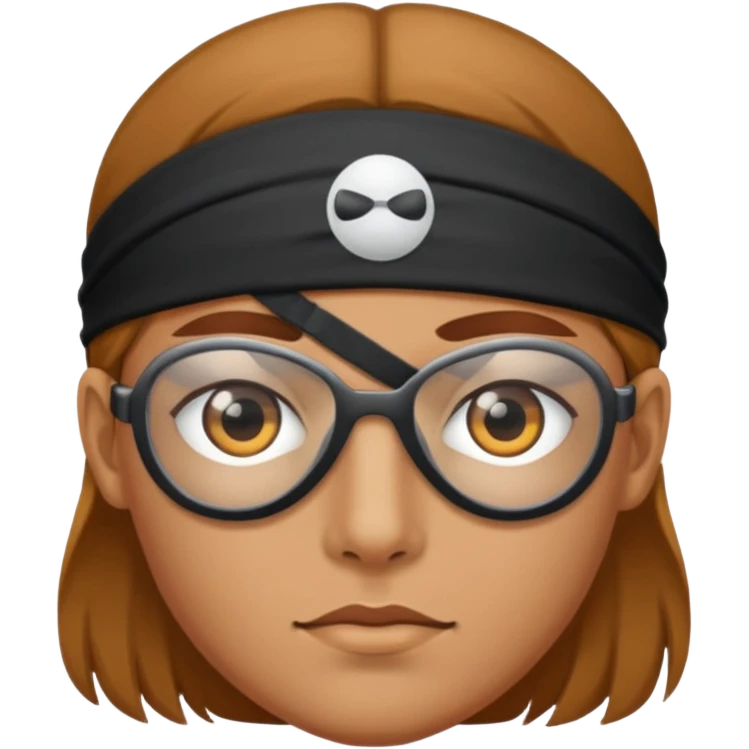 person with eye patch emoji