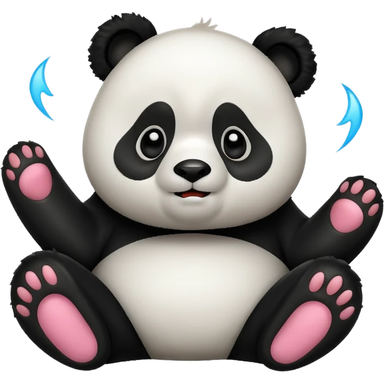 Panda farting  emoji