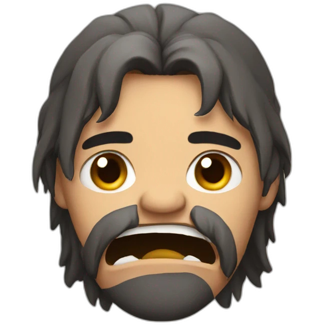 Barbarian crying emoji