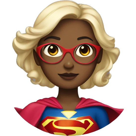 Super girl emoji