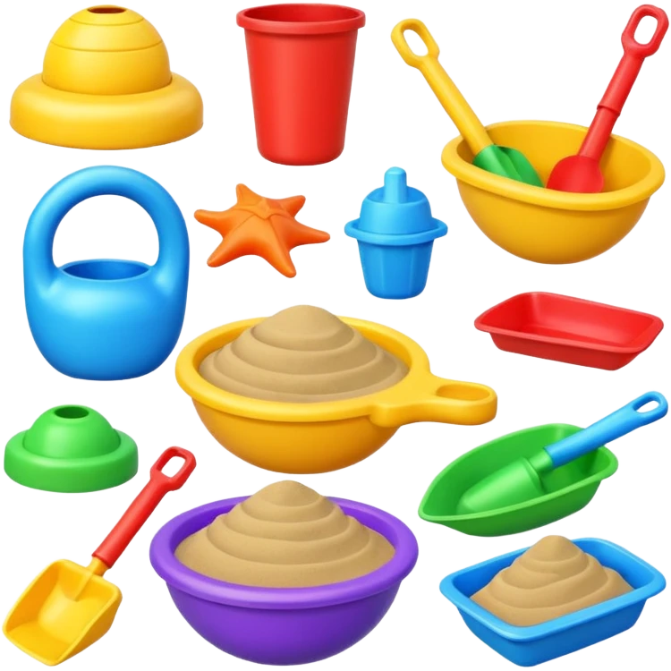 sand toys emoji
