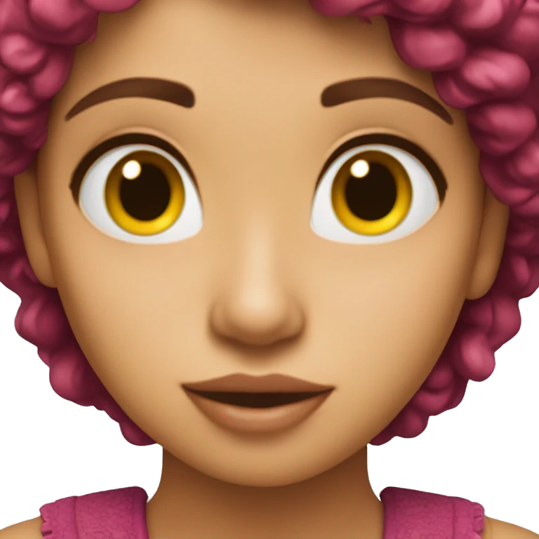 Una chica enamorada  emoji