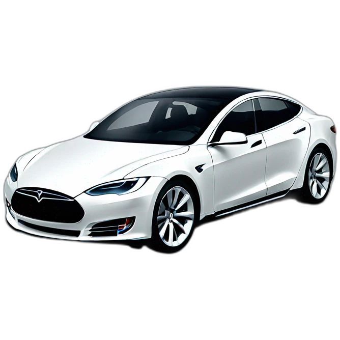 tesla car facing camera emoji