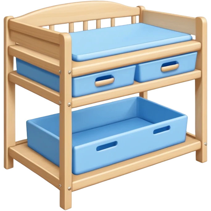 Blue baby changing table emoji