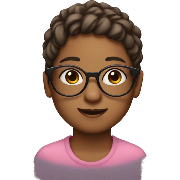 Nevaeh with glasses emoji